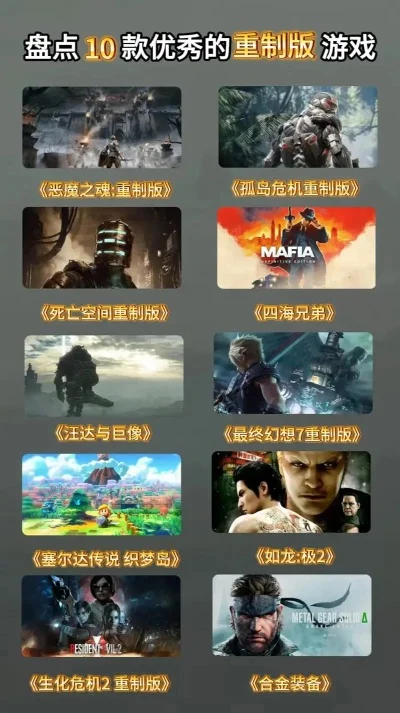 最强十大重制游戏-重制游戏盘点