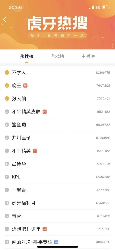 虎牙单机游戏排行榜