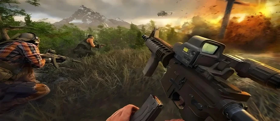 高画质射击游戏-虚拟旅行体验射击游戏